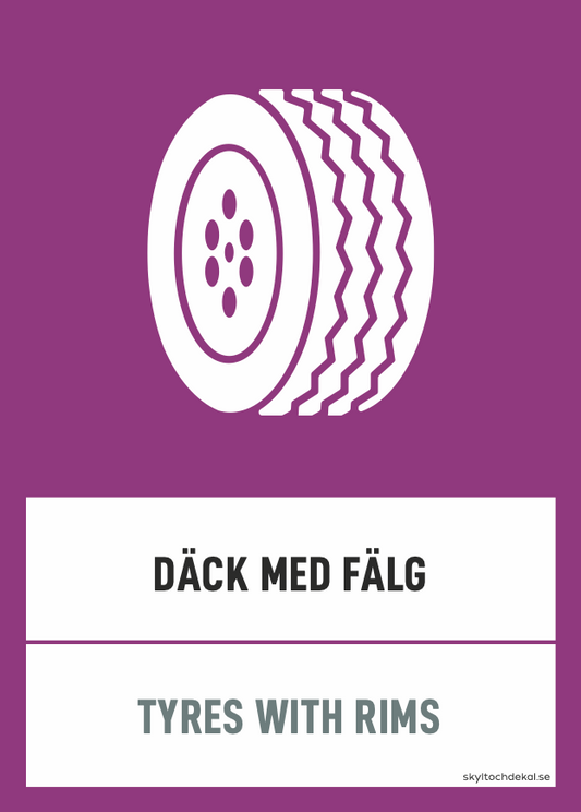 Däck med fälg