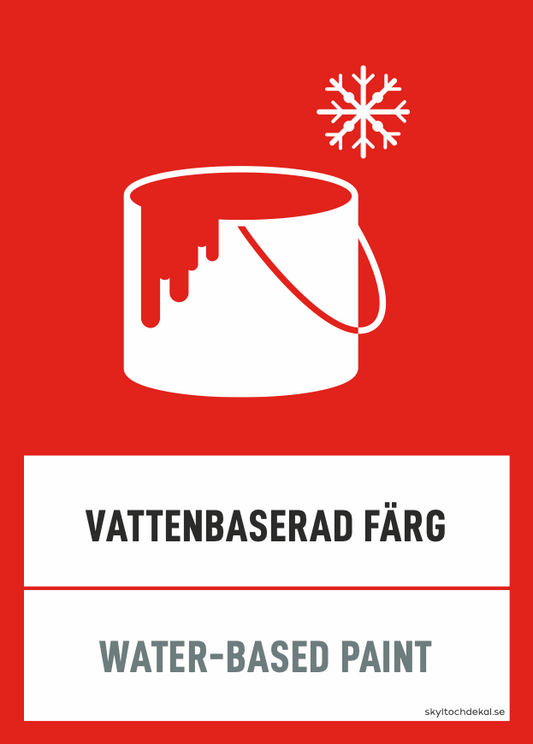 Vattenbaserad färg